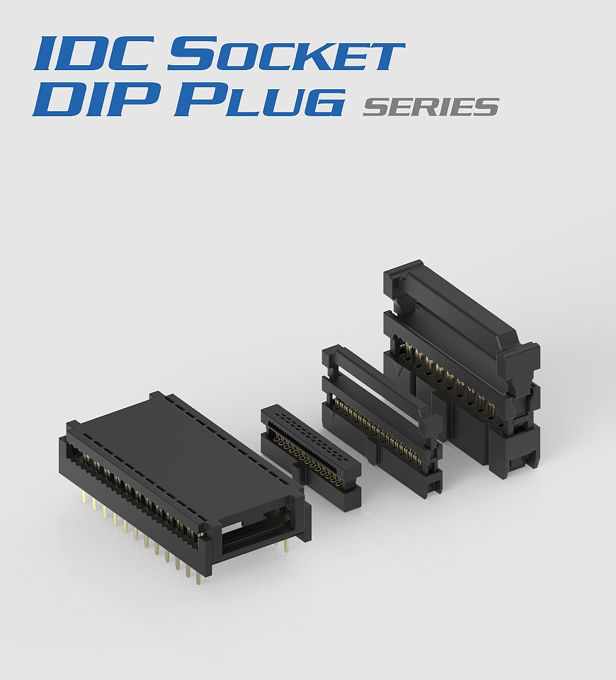 IDC Socket/DIP Plug Series 